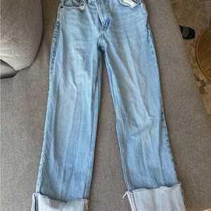 Abercrombie & Fitch Light Blue Boyfriend Jeans